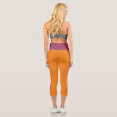 Happy Diwali - Deepalavi Lakshmi Goddess 4 Capri Leggings (Rückseite)