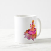 Happy Diwali - Deepalavi Lakshmi Goddess 4 Kaffeetasse (VorderseiteRechts)