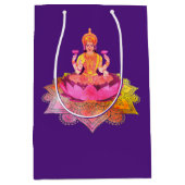 Happy Diwali - Deepalavi Lakshmi Goddess 4 Mittlere Geschenktüte (Vorderseite)