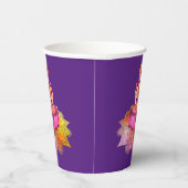 Happy Diwali - Deepalavi Lakshmi Goddess 4 Pappbecher (Rechts)