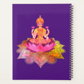 Happy Diwali - Deepalavi Lakshmi Goddess 4 Planer (Rückseite)