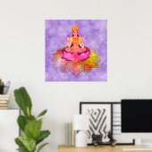 Happy Diwali - Deepalavi Lakshmi Goddess 4 Poster (Heimbüro)