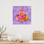 Happy Diwali - Deepalavi Lakshmi Goddess 4 Poster (Küche)