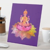 Happy Diwali - Deepalavi Lakshmi Goddess 4 Sockelschild (In Situ)