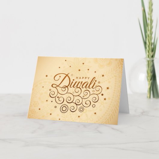 Happy Diwali Deepawali Indian Festival of Lights Karte (Vorderseite)