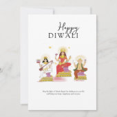 Happy Diwali Einladung (Vorderseite)