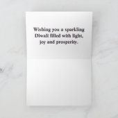 Happy Diwali Feiertagskarte (Innenseite)