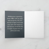 Happy Diwali Feiertagskarte (Innenseite)