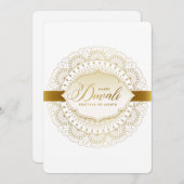 Happy Diwali Feiertagskarte (Vorne/Hinten)