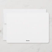 Happy Diwali Feiertagskarte (Rückseite)