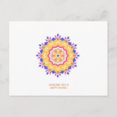 Happy Diwali Feiertagspostkarte (Vorderseite)