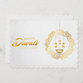 Happy Diwali Ferienkarte Feiertagskarte (Vorne/Hinten)