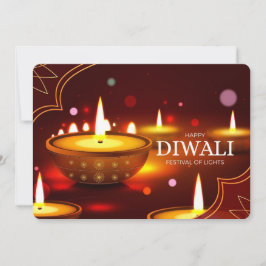 Happy Diwali Ferienkarte Feiertagskarte