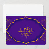 Happy Diwali Ferienkarte Feiertagskarte (Vorne/Hinten)