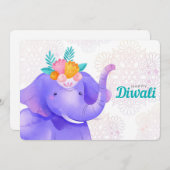 Happy Diwali Ferienkarte Feiertagskarte (Vorne/Hinten)
