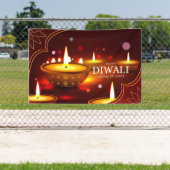Happy Diwali Festival der Lichter Banner (Insitu)
