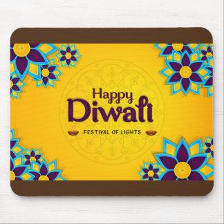 Happy Diwali - Festival der Lichter Mousepad