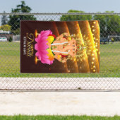 Happy Diwali Festival of Lights mit Ganesh Banner (Insitu)