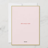 Happy Diwali Foto Rosa Blumengrüße Feiertagskarte (Rückseite)