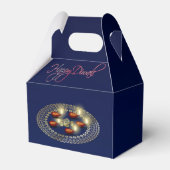 Happy Diwali Ganesha Rangoli - Gefallen Box Gable Geschenkschachtel (Vorderseite)