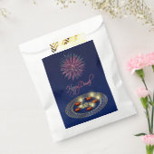 Happy Diwali Ganesha Rangoli - Gefälligkeitsbeutel Geschenktütchen (Versiegelt)