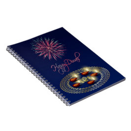 Happy Diwali Ganesha Rangoli - Notebook Notizblock