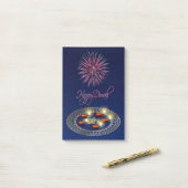 Happy Diwali Ganesha Rangoli - Post-it®-Anmerkunge Post-it Klebezettel (Auf Schreibtisch)