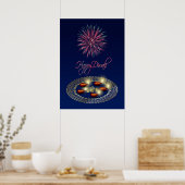 Happy Diwali Ganesha Rangoli - Poster Print (Küche)