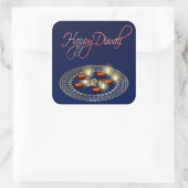 Happy Diwali Ganesha Rangoli - Sticker (Tasche)