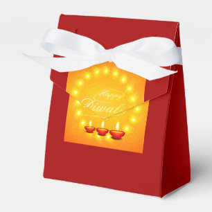 Happy Diwali Gelb - Geschenkschachtel