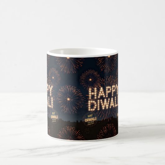 Happy Diwali Geschenk Idee Kaffeetasse (Mittel)