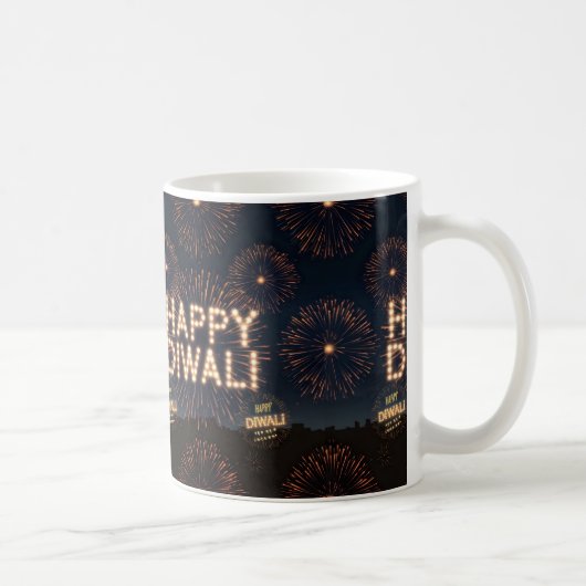 Happy Diwali Geschenk Idee Kaffeetasse (Rechts)