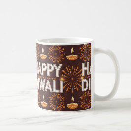Happy Diwali Geschenk Kaffeetasse