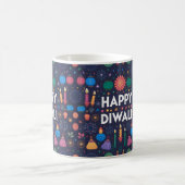 Happy Diwali Geschenk Kaffeetasse (Mittel)