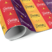 "Happy Diwali" Geschenkpapier (Rolleneckpunkt)