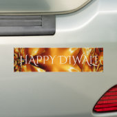 Happy Diwali Gruß Gold Kupfer Shiny Star Autoaufkleber (Auf Auto)