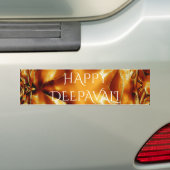Happy Diwali Gruß Gold Kupfer Shiny Star Autoaufkleber (Auf Auto)