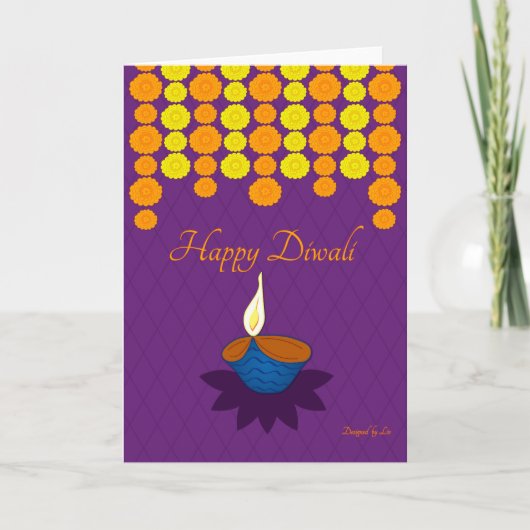 Happy Diwali Grußkarten Karte (Vorderseite)