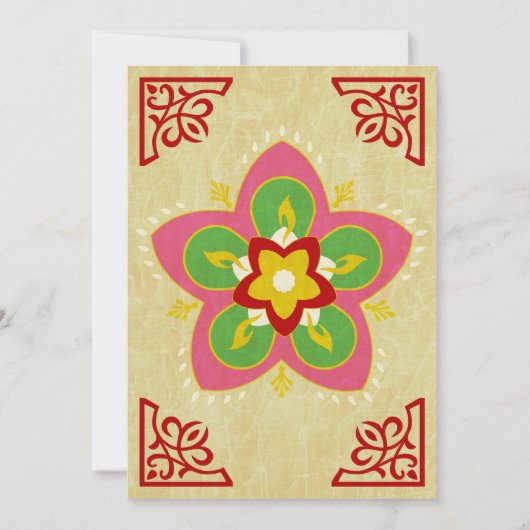 Happy Diwali : Hi-Fi rangoli (Vorderseite)