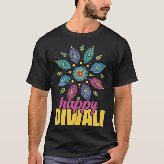 Happy Diwali Hindu Celebration Pullover Hoodie (Vorderseite)