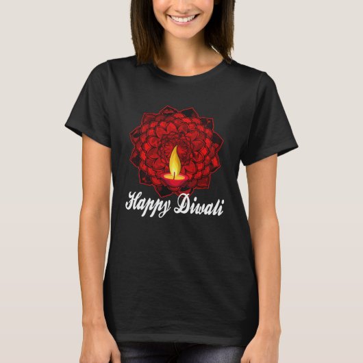 Happy Diwali Hindu Celebration T-Shirt (Vorderseite)