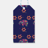 HAPPY DIWALI INDIA INDIAN ELEPHANT MANDALA GESCHENKANHÄNGER (Rückseite)