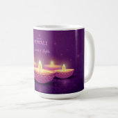 Happy Diwali Kaffeetasse (VorderseiteRechts)