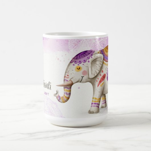 Happy Diwali Kaffeetasse (Mittel)