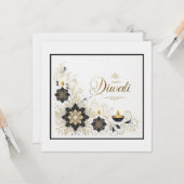 Happy Diwali Karte (Vorderseite/Rückseite Beispiel)