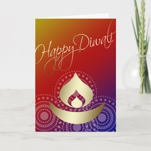 Happy Diwali Karte (Vorderseite)