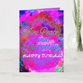 HAPPY DIWALI KARTE (Vorderseite)