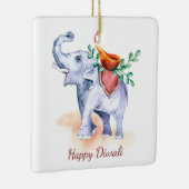 Happy Diwali Keramik Ornament (Rechts)