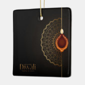 Happy Diwali Keramik Ornament (Links)