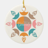 Happy Diwali Keramik Ornament (Hinten)